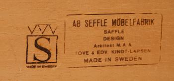 SOFFBORD, Tove och Edvard Kindt-Larsen, Seffle Möbelfabrik, Säffle, 1960-tal.