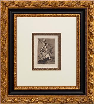 FRANCISCO GOYA Y LUCIENTES, etching and burnished aquatint.