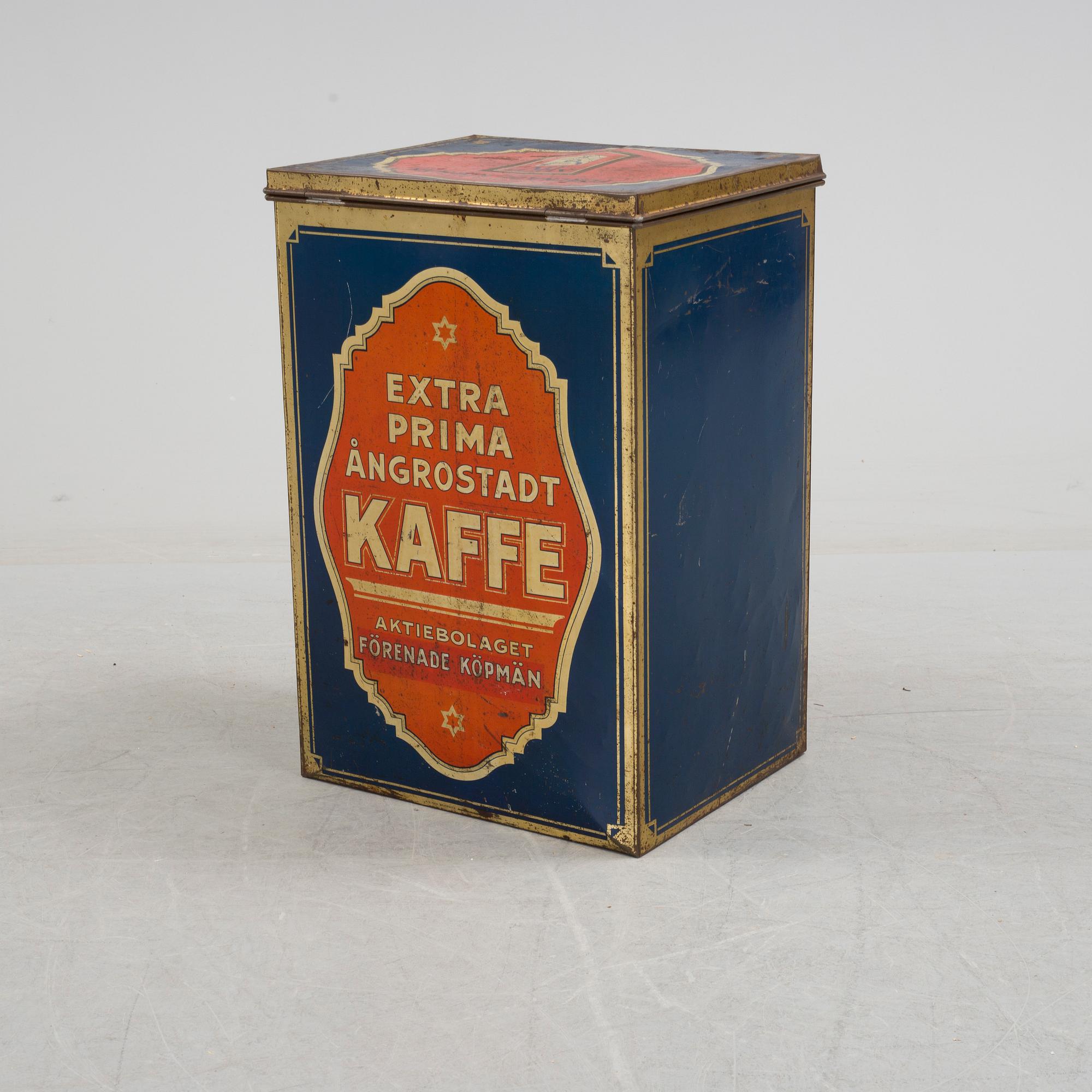 An early 20th Century tin can.