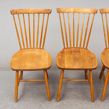 CARL MALMSTEN, stolar, 4 stycken, "Lilla Åland", 1900-talets andra hälft.