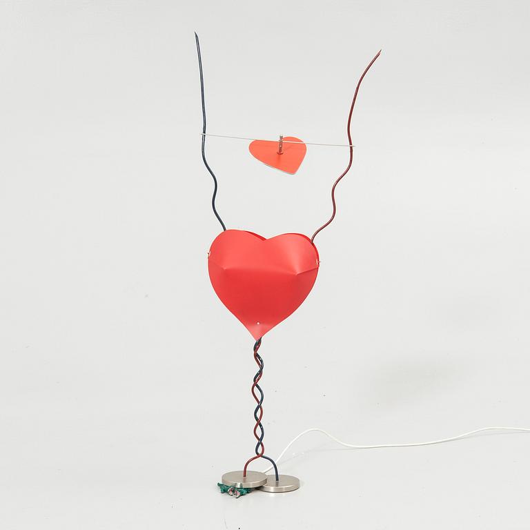Ingo Maurer, table lamp, "One from the heart".