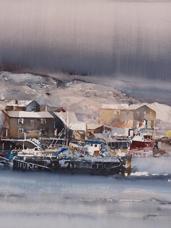 Lars Lerin, "Lofoten".