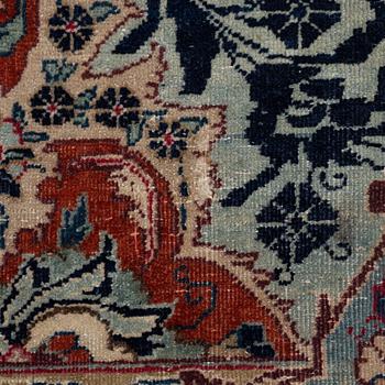 A Kashmar carpet, c. 390 x 289 cm.