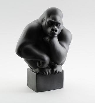 SKULPTUR, porslin, Pia Langelund, Royal Copenhagen, signerad, 1900-/2000-tal.