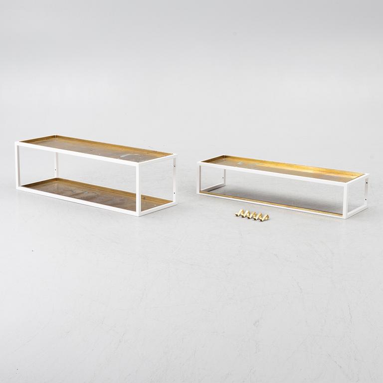 Ulf Scherlin, hat rack and shoe stand, 2000s.