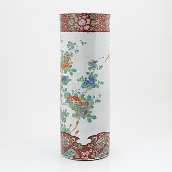 Paraplyställ / golvvas, porslin, Japan, 1900-tal.