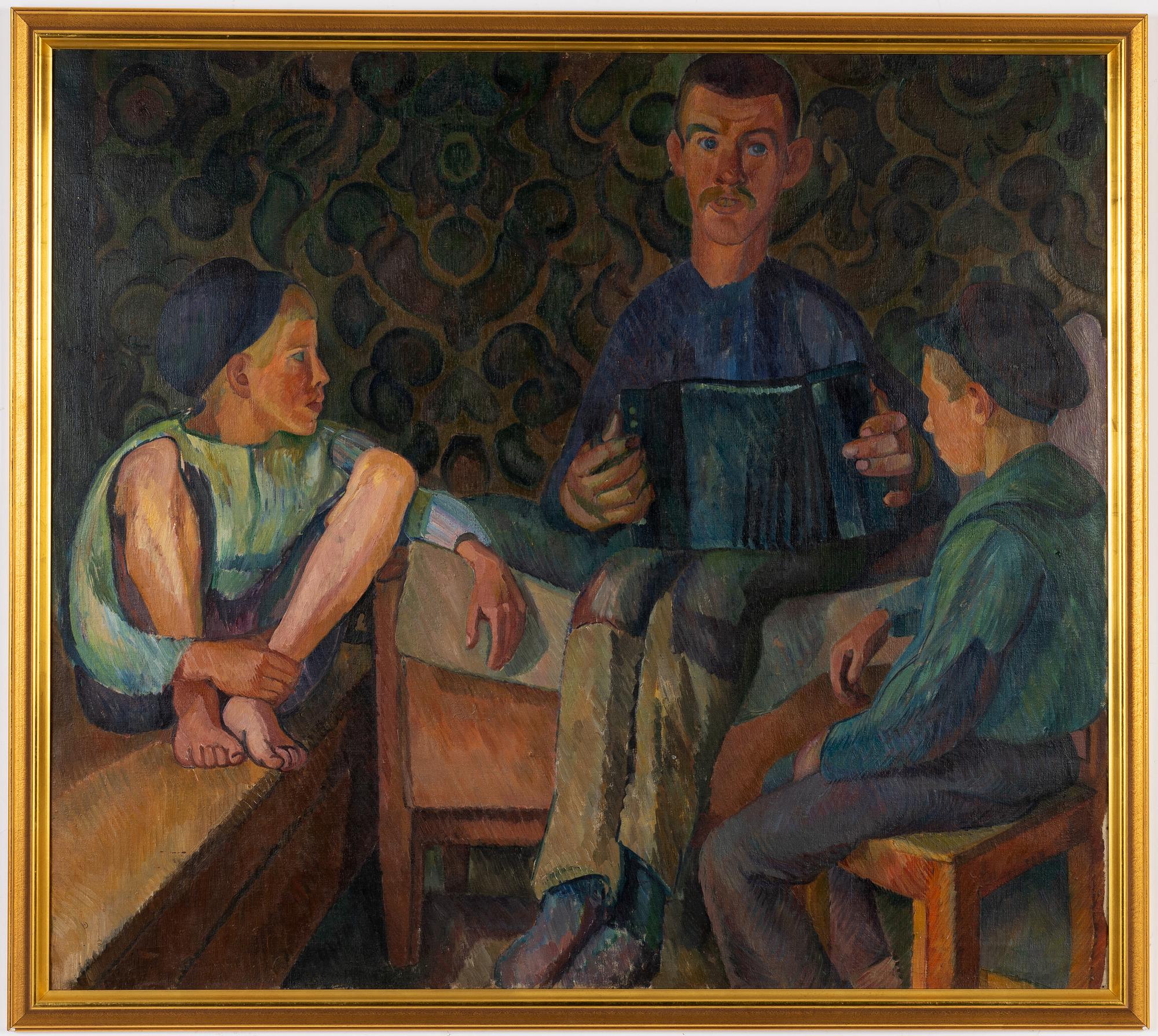 Birger Simonsson, oil on canvas.