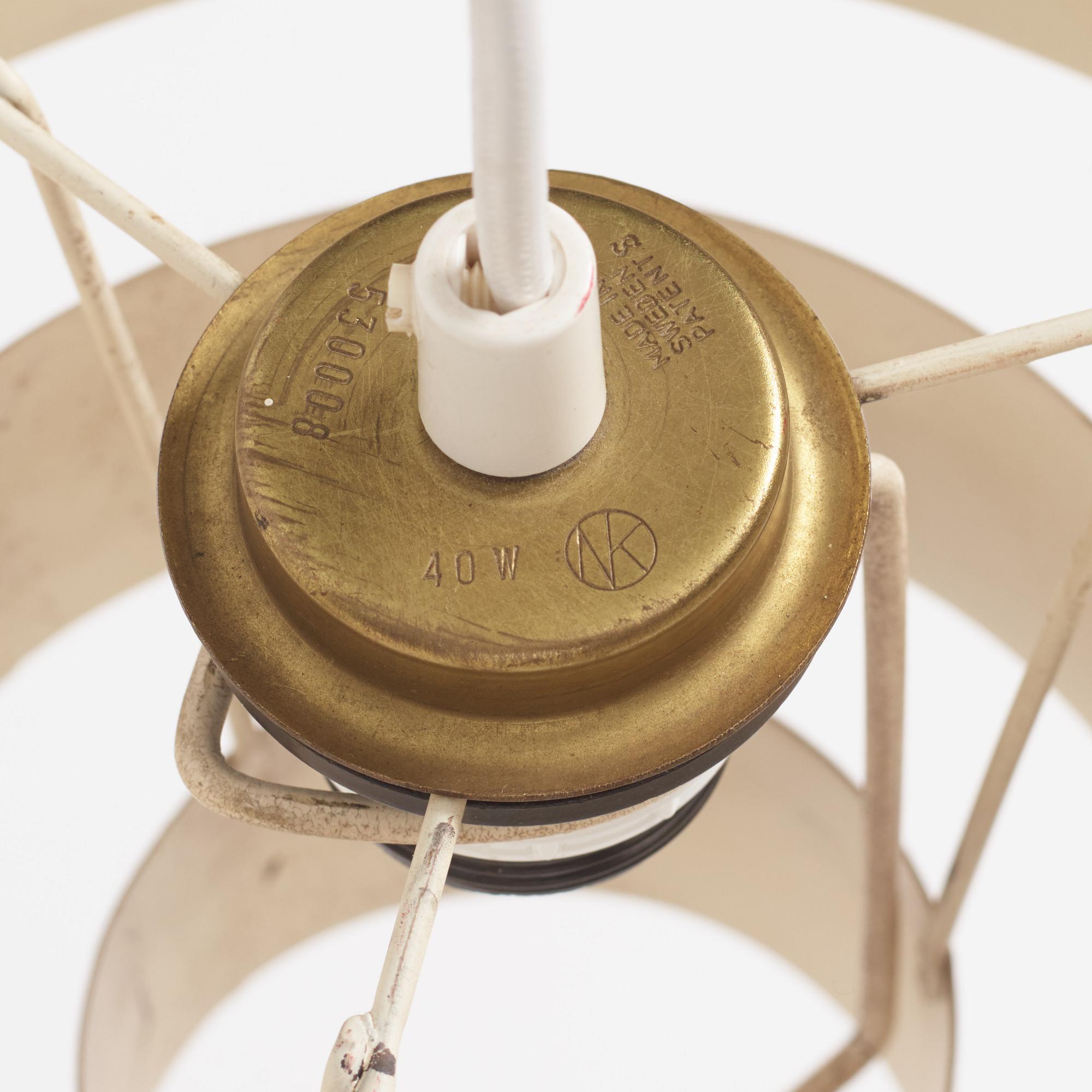 Bertil Brisborg, a ceiling lamp, model "33135", Nordiska Kompaniet, Sweden 1950s.