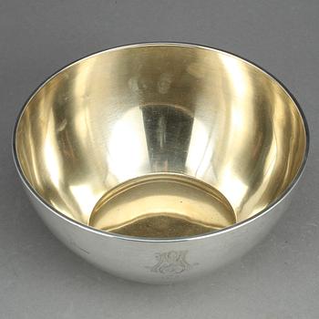 SKÅL, silver, Johan Rönnqvist, Rönnqvist & Söner, Örebro 1919 vikt 315 gram.