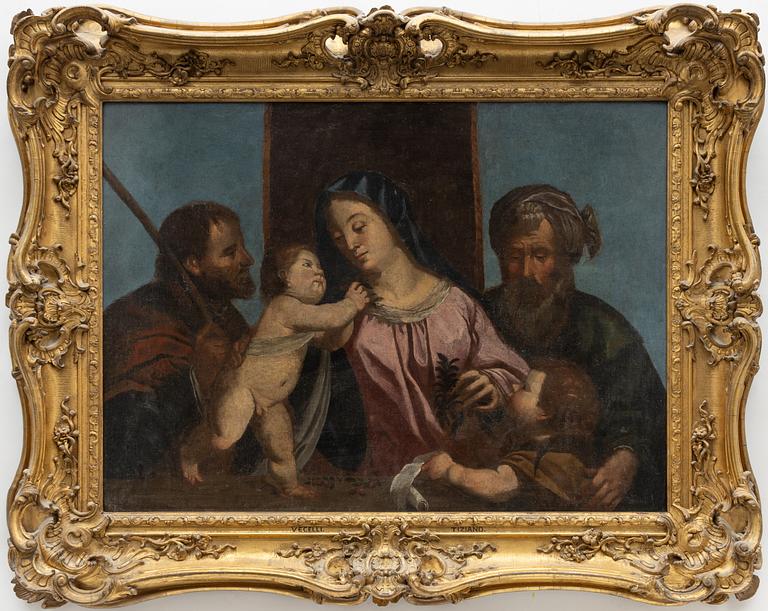 Titian, follower of, The Holy Family.