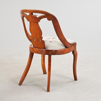 STOL, sk Göteborgsstol. Senempire/nyrokoko, 1800-talets mitt.