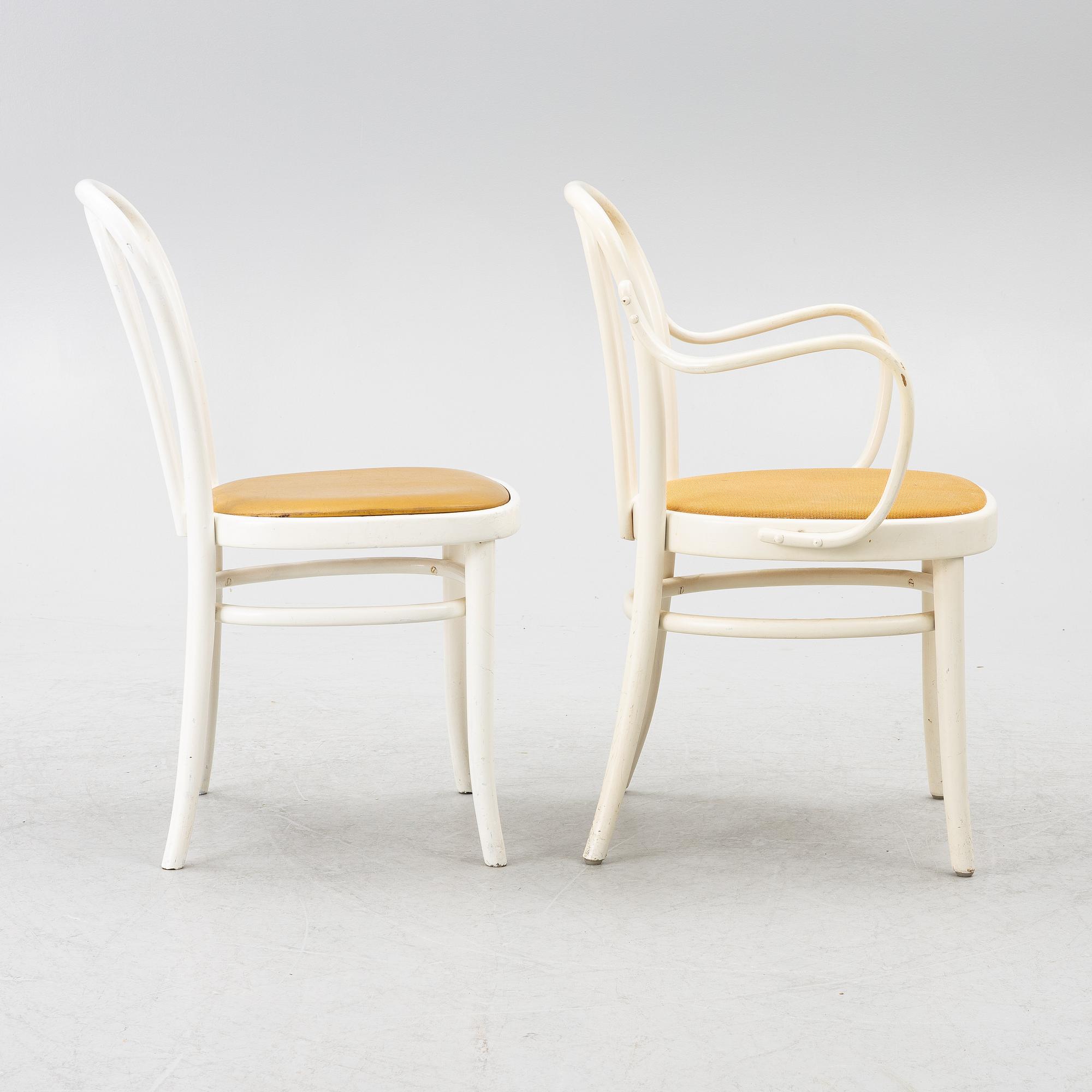 Stolar, 6 st, Gemla, 1900-talets andra hälft.