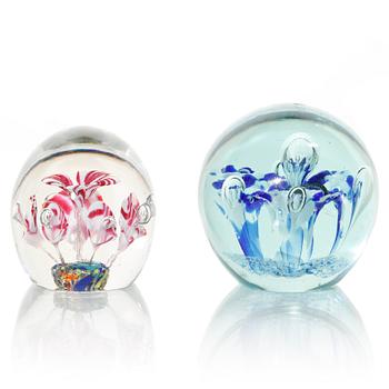 BREVPRESSAR, 6 st, glas, mestadels 1900-talets första hälft.