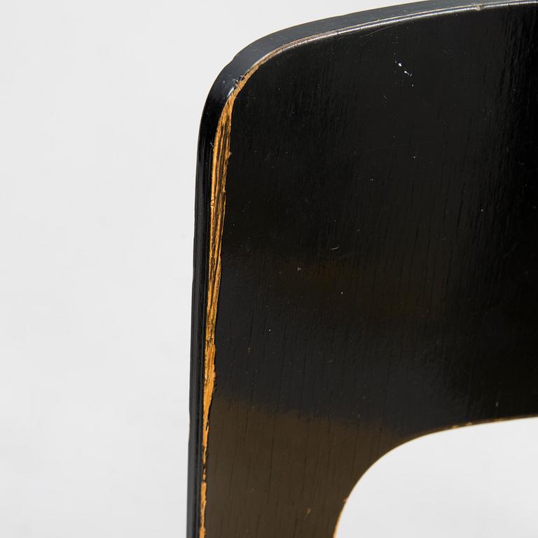 Four Alvar Aalto chairs model 66 from Artek mid 19th century.