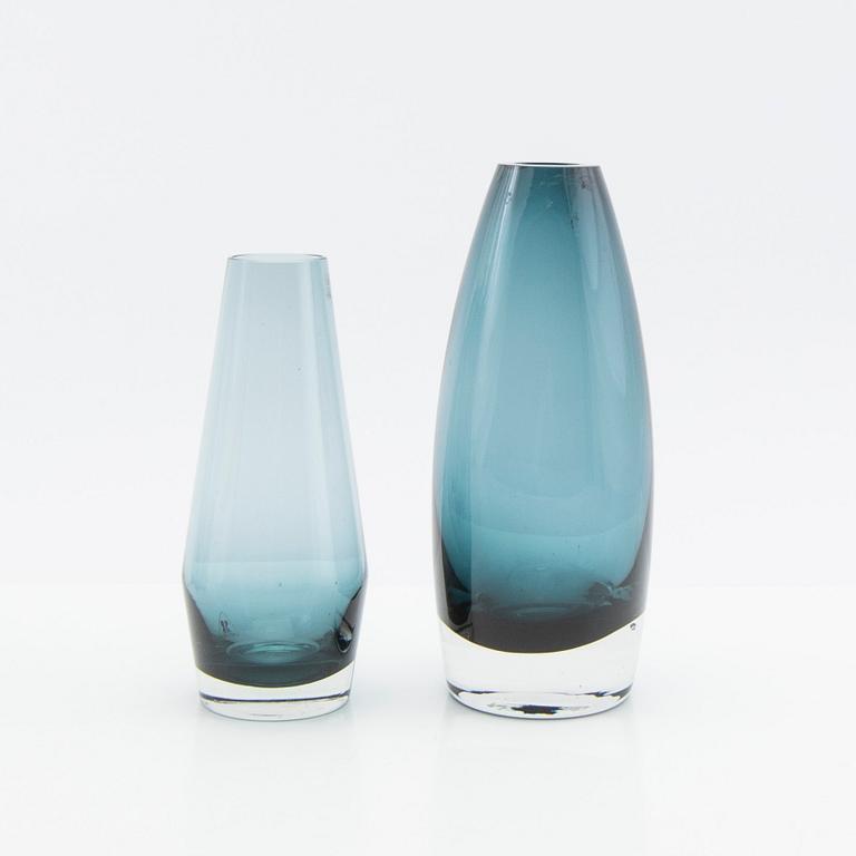 Tamara Aladin, vaser, 5 st, glas, Riihimäen Lasi, Finland, 1960/70-tal.