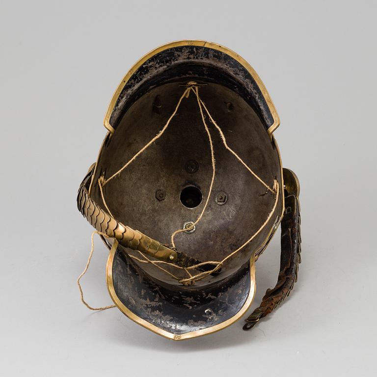 A Swedish Royal cavalry helmet  m/1879-1900-1928, early 20th century.