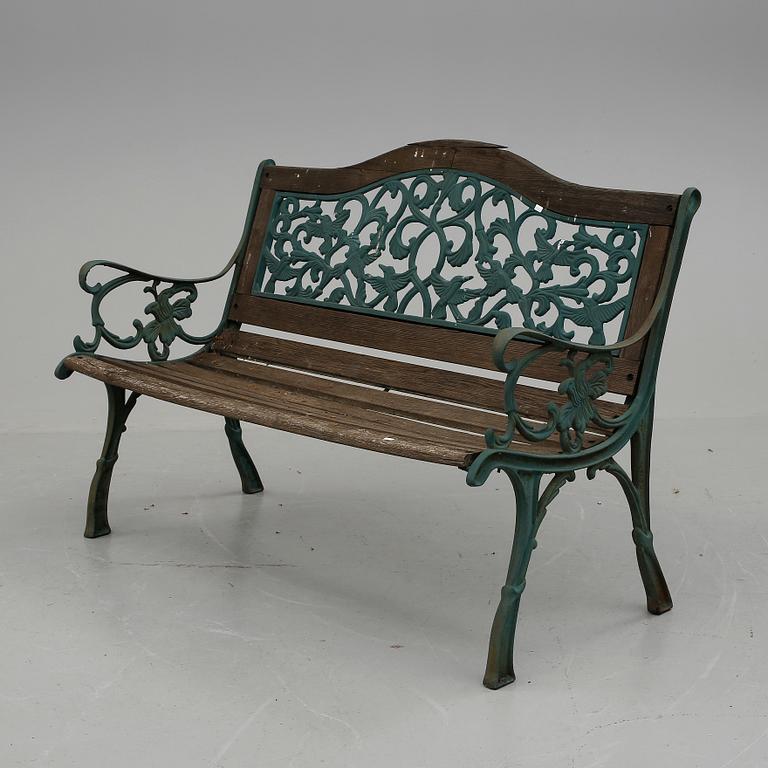 PARKSOFFA, gjutjärn, 1900-talets slut.