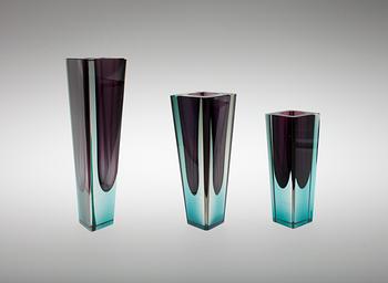 Kaj Franck, A SET OF THREE VASES.