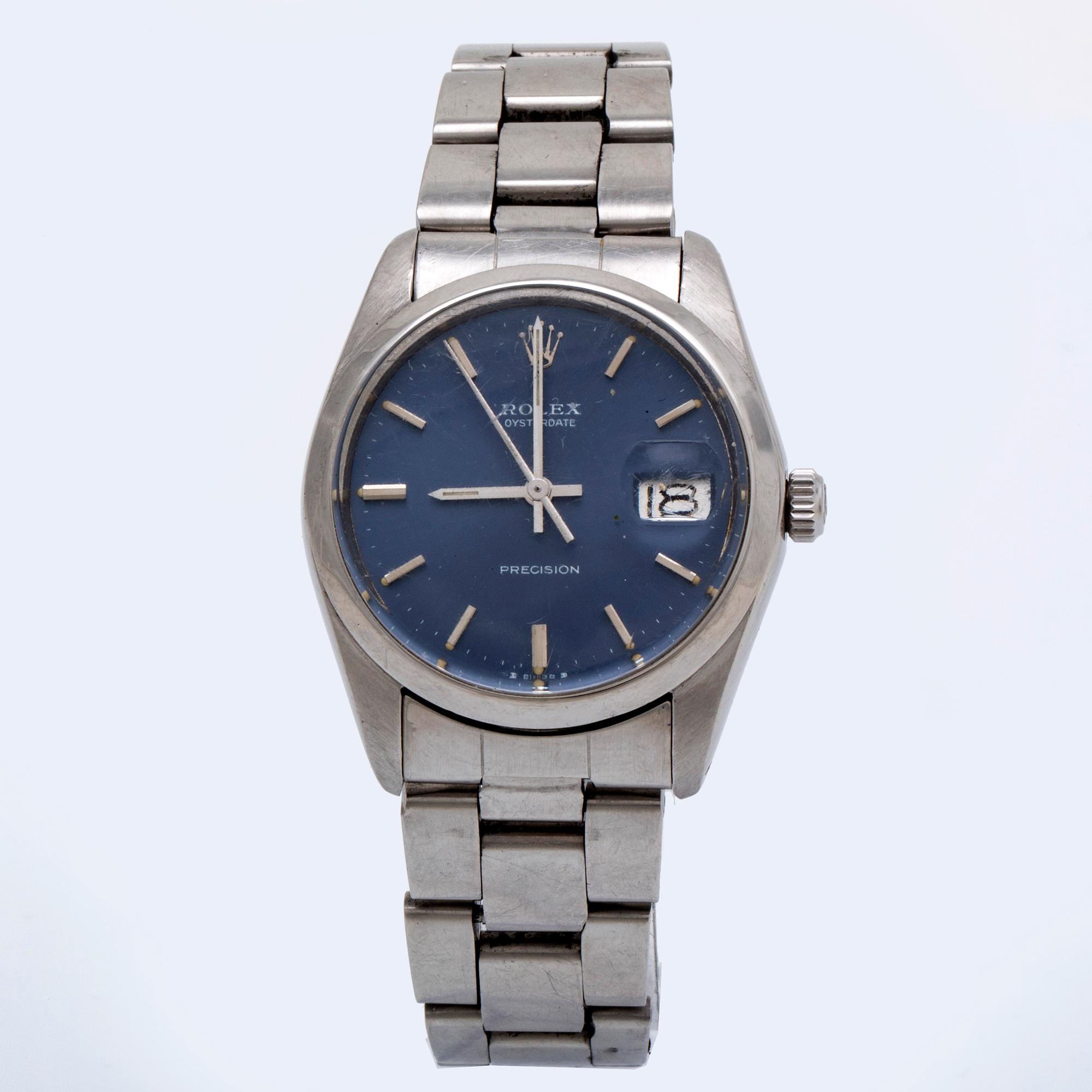 ROLEX Oysterdate Precision, wristwatch 35 mm.