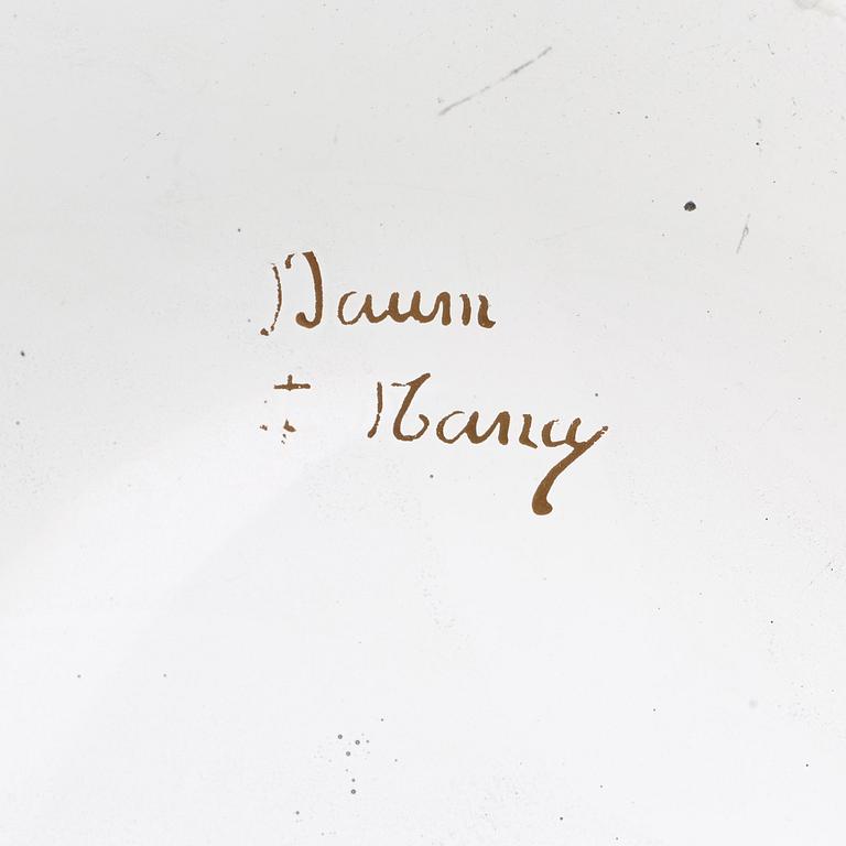DAUM, skål, Nancy, Frankrike 1890-tal.