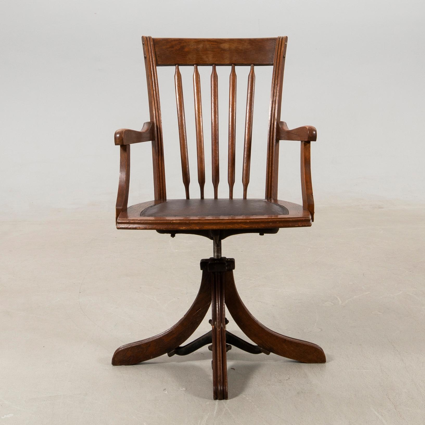 Desk chair early 20th century.