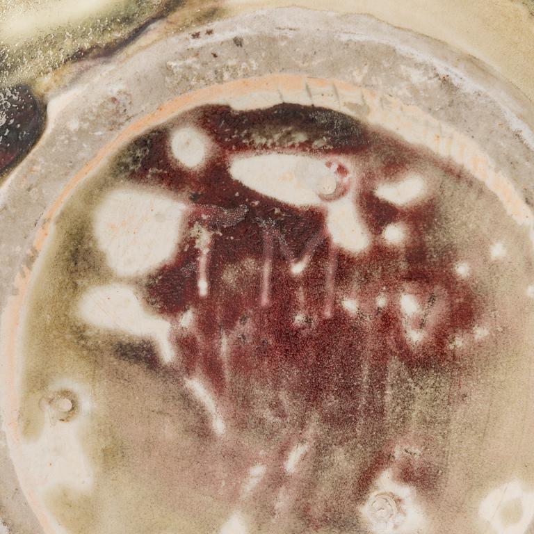 Toini Muona, A ceramic vase, signed TM.