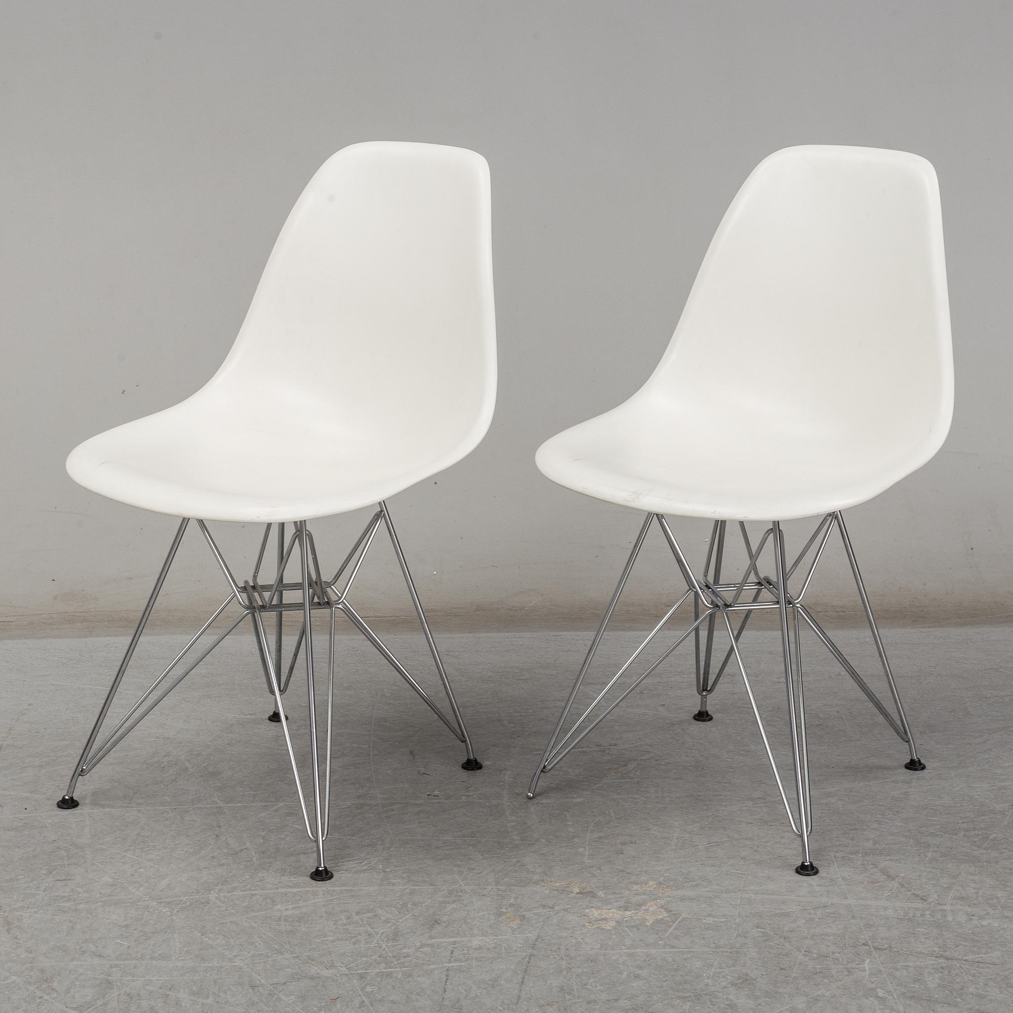 CHARLES & RAY EAMES, stolar, 6 st, "DSR", för Vitra.