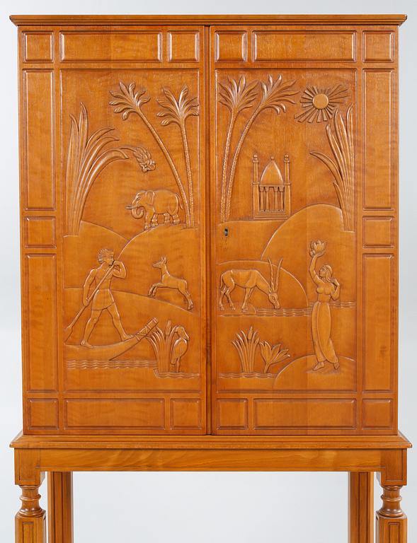 A cabinet by Eugen Höglund for Bild-verket in Vetlanda, around the mid 20th century.