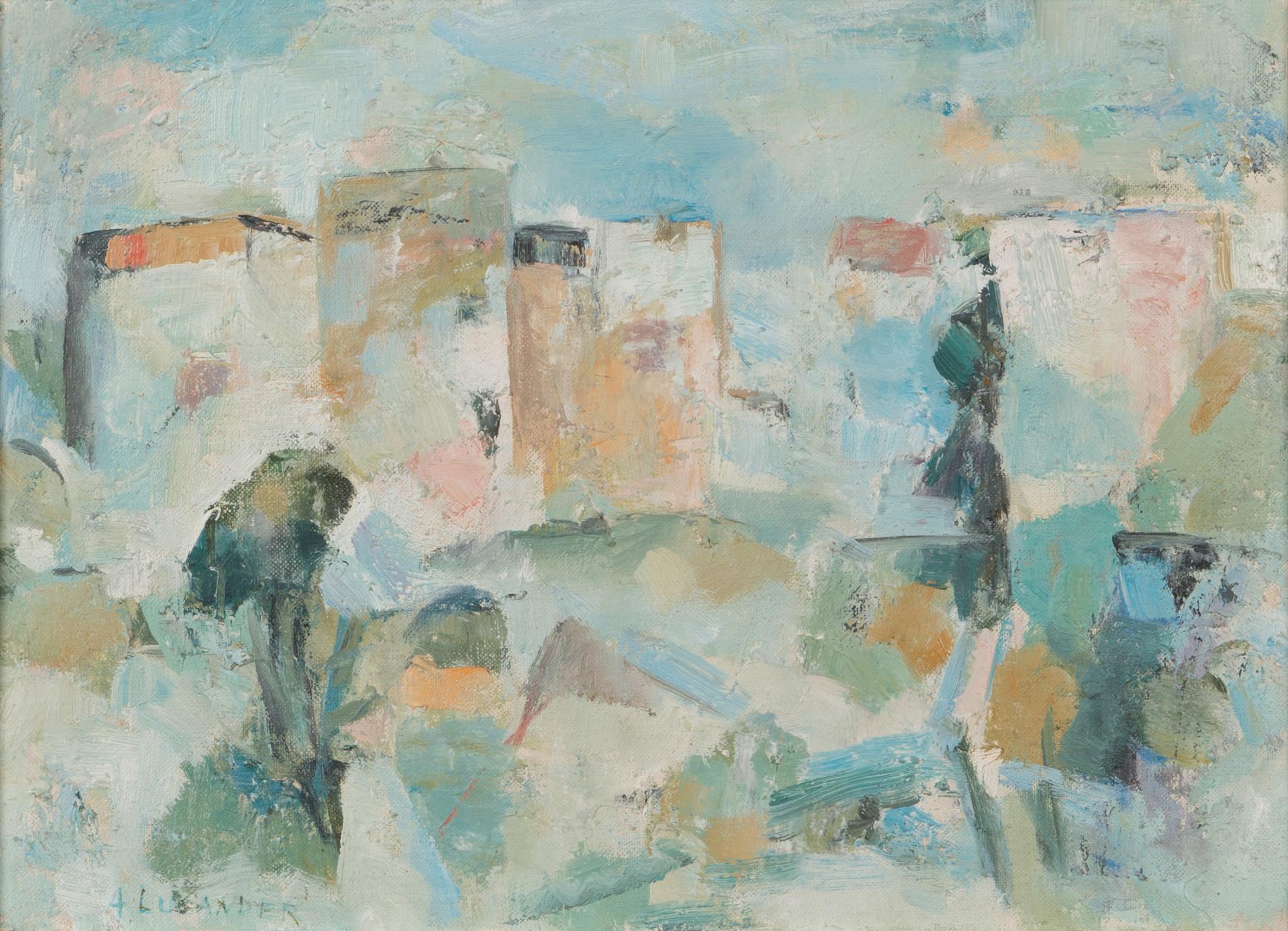 ANITRA LUCANDER, oil on board, signed.