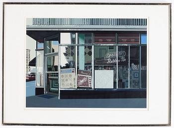 Richard Estes, färgserigrafi, 1972, signerad 58/75.