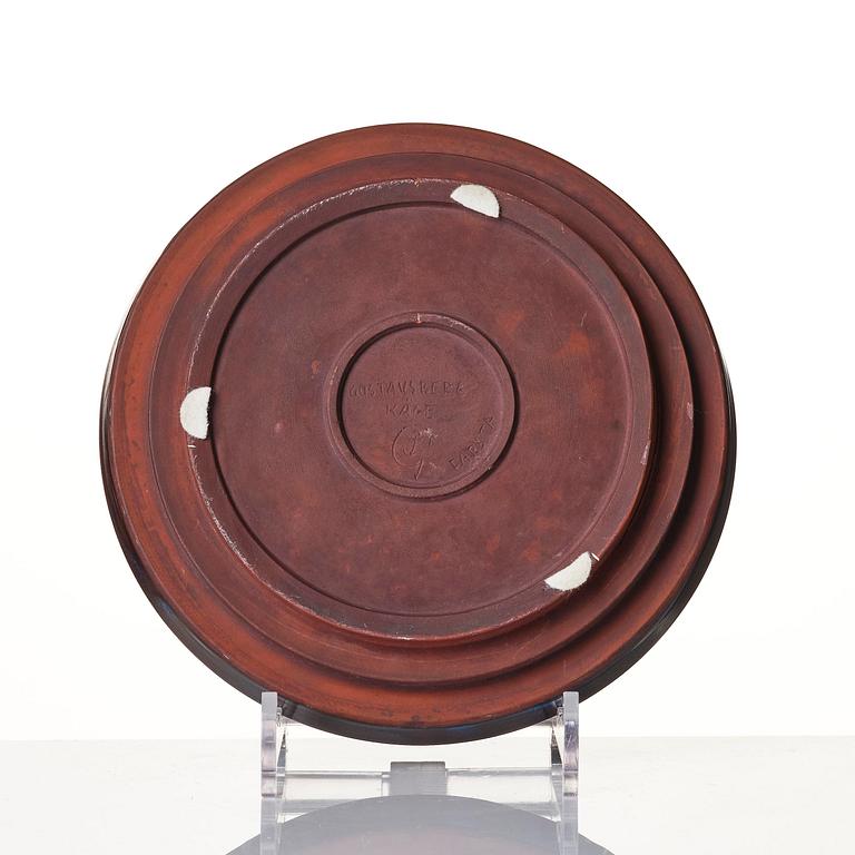 Wilhelm Kåge, an early Farsta stoneware dish, Gustavsberg 1933.