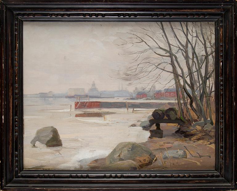 Victor Westerholm, Utsikt från Sumparn mot Skatudden.