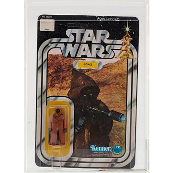 STAR WARS, Jawa vinyl cape, 12 back-A AFA 75 EX+/NM, Kenner 1978.