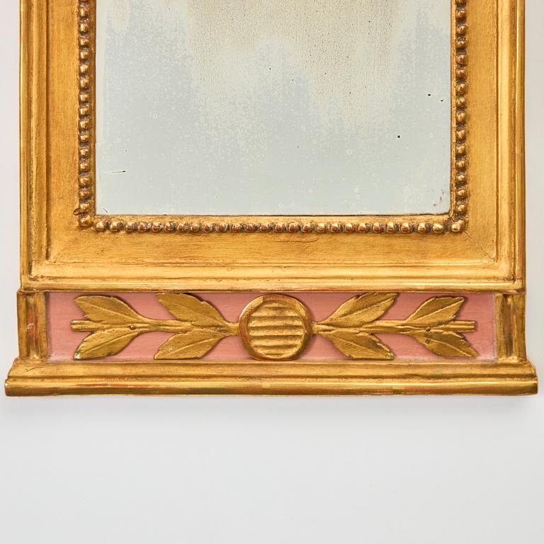 Mirror, late 18th century, Late Gustavian.
