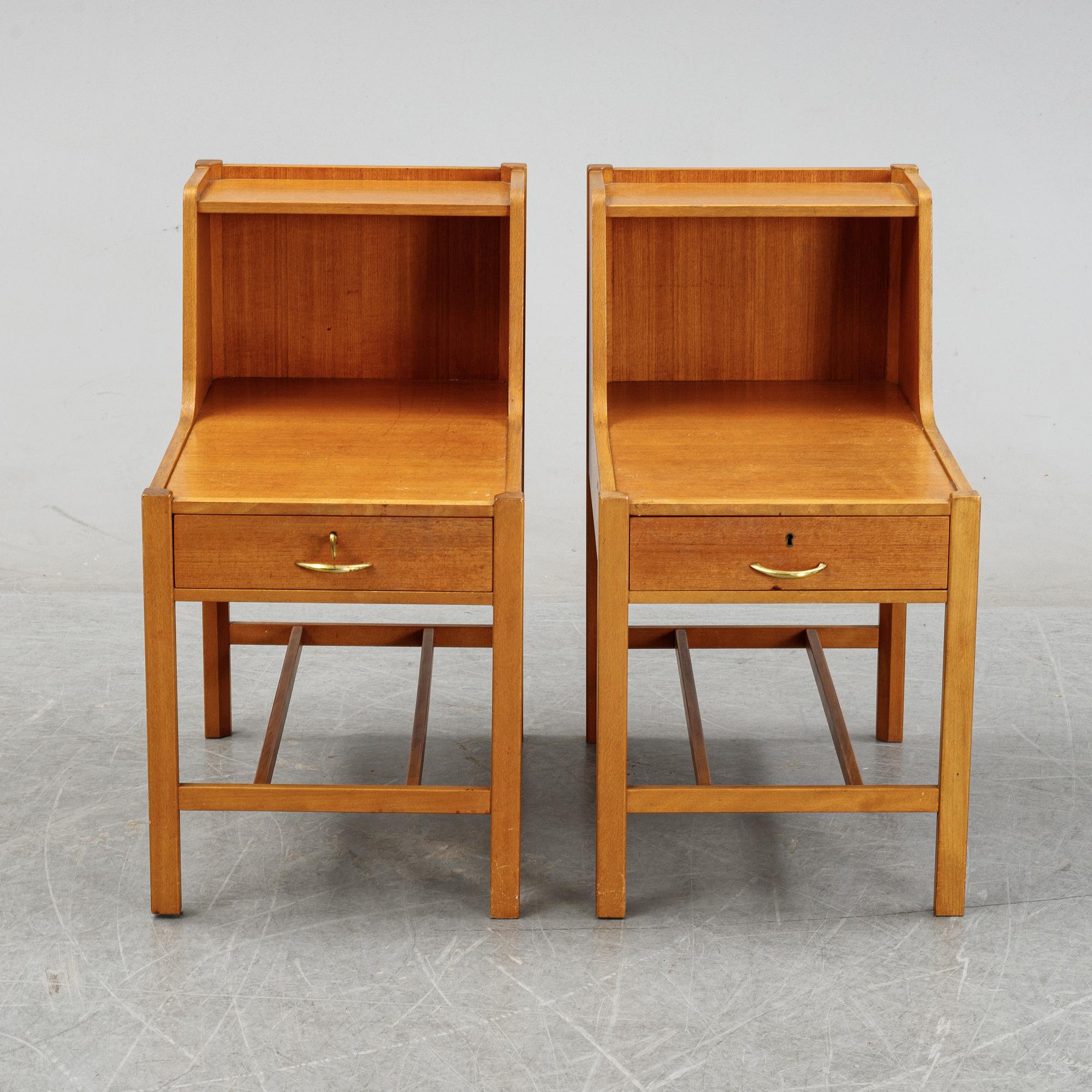 David Rosén, sängbord, ett par, ur "Futura"-serien, Nordiska Kompaniet.