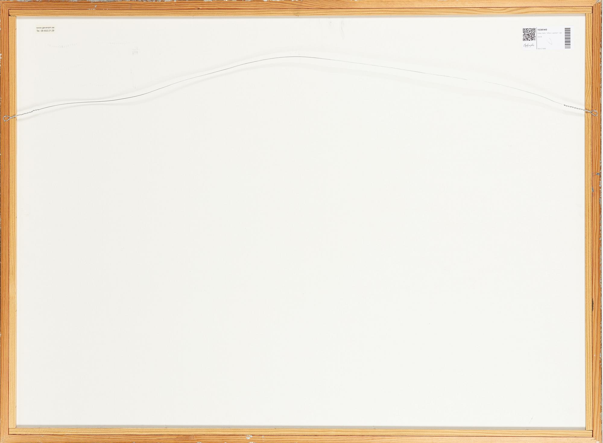 Peter Dahl, "Afton i parken".