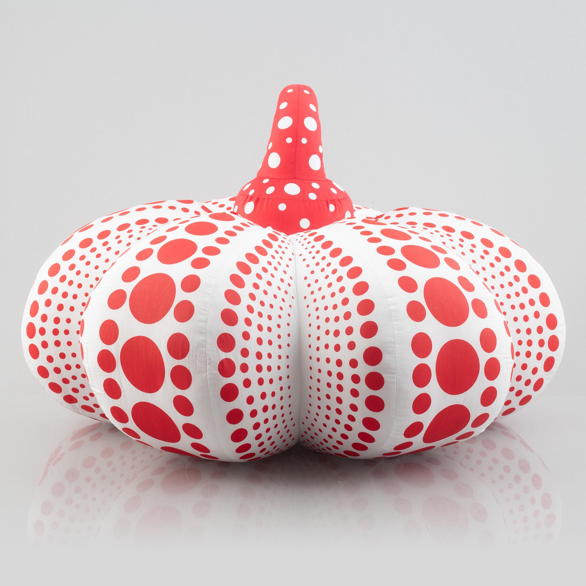 Yayoi Kusama, efter, objekt/multipel, “Soft Sculpture Pumpkin” (large).