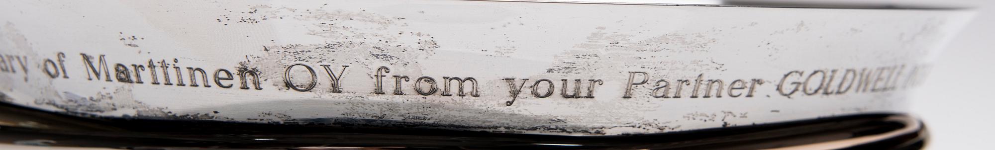 ISHINK, sterlingsilver och glas, Cartier, Paris.