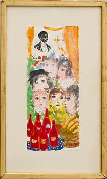 Lennart Jirlow · LENNART JIRLOW, gouache, sign.