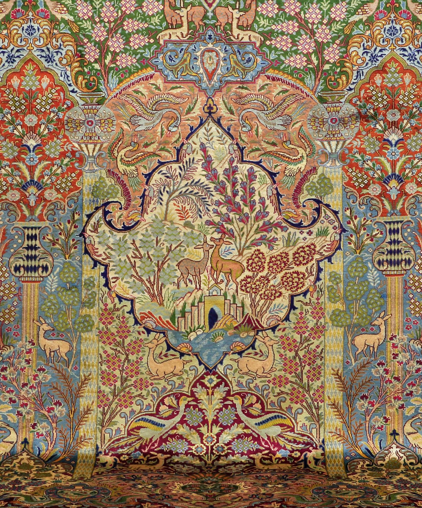 Matta, Kashmar, ca 335 x 249 cm.