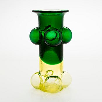 Nanny Still, a 'Pajazzo' vase, signed Riihimäen Lasi OY, Nanny Still.