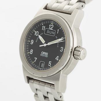 Oris, Big Crown, Day-Date, wristwatch, 35 mm.
