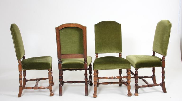 MATSALSSTOLAR, 12 st, barockstil.