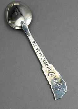 PARTI SILVER, 60 delar, inklusive 5 uppsättningar kaffeskedar, majoriteten Lidköping, mitten 1900-talets. Vikt ca 821 g.
