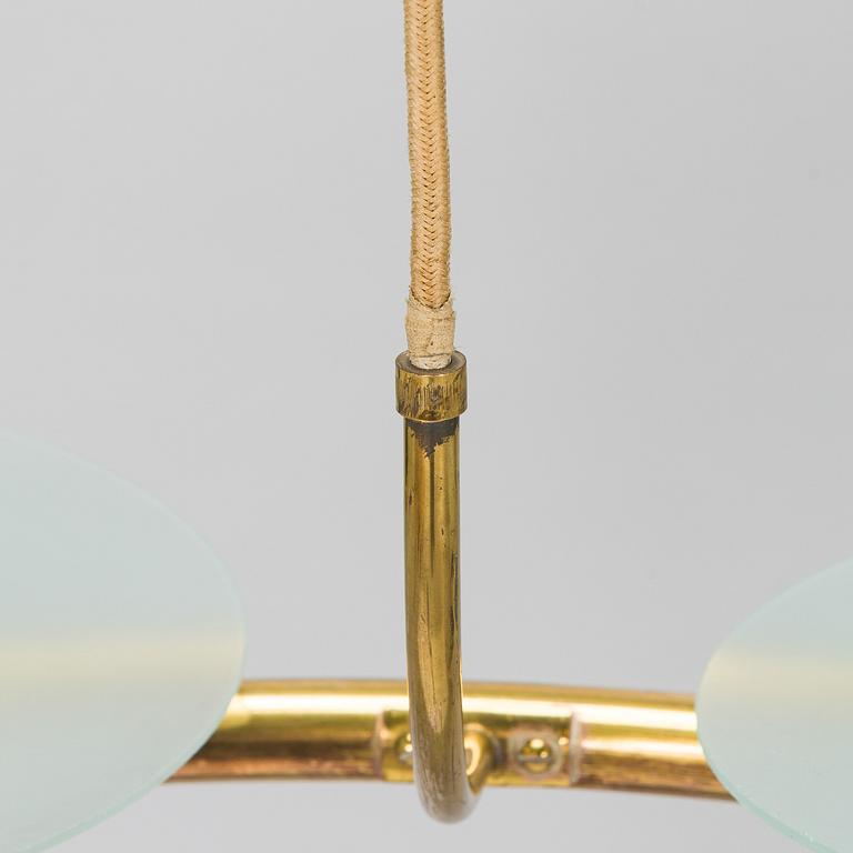 Paavo Tynell, taklampa, modell 6385/6 för Taito. Beställningsarbete 1938.