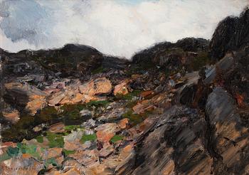 636. Robert Thegerström, "Uppe i bergen, Dalarö" (Up in the mountains, Dalarö).