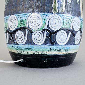 LAMPA, lergods, Marian Zawadsky, Tilgman, 1959.