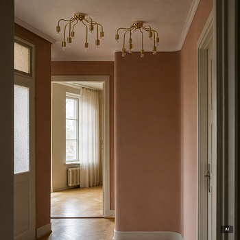 Josef Frank, Ceiling lamps, a pair, model 2358, Svenskt Tenn.