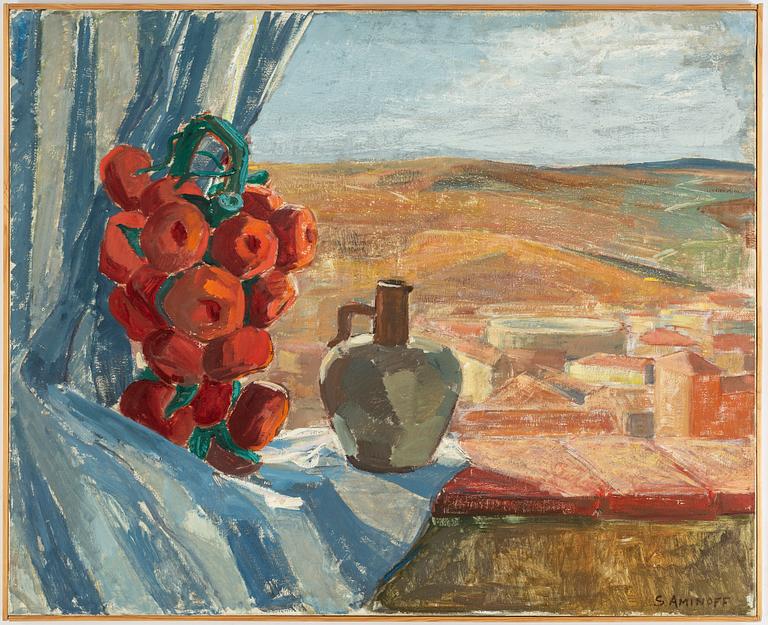 SIGRID AMINOFF, oil on canvas, signed S Aminoff.