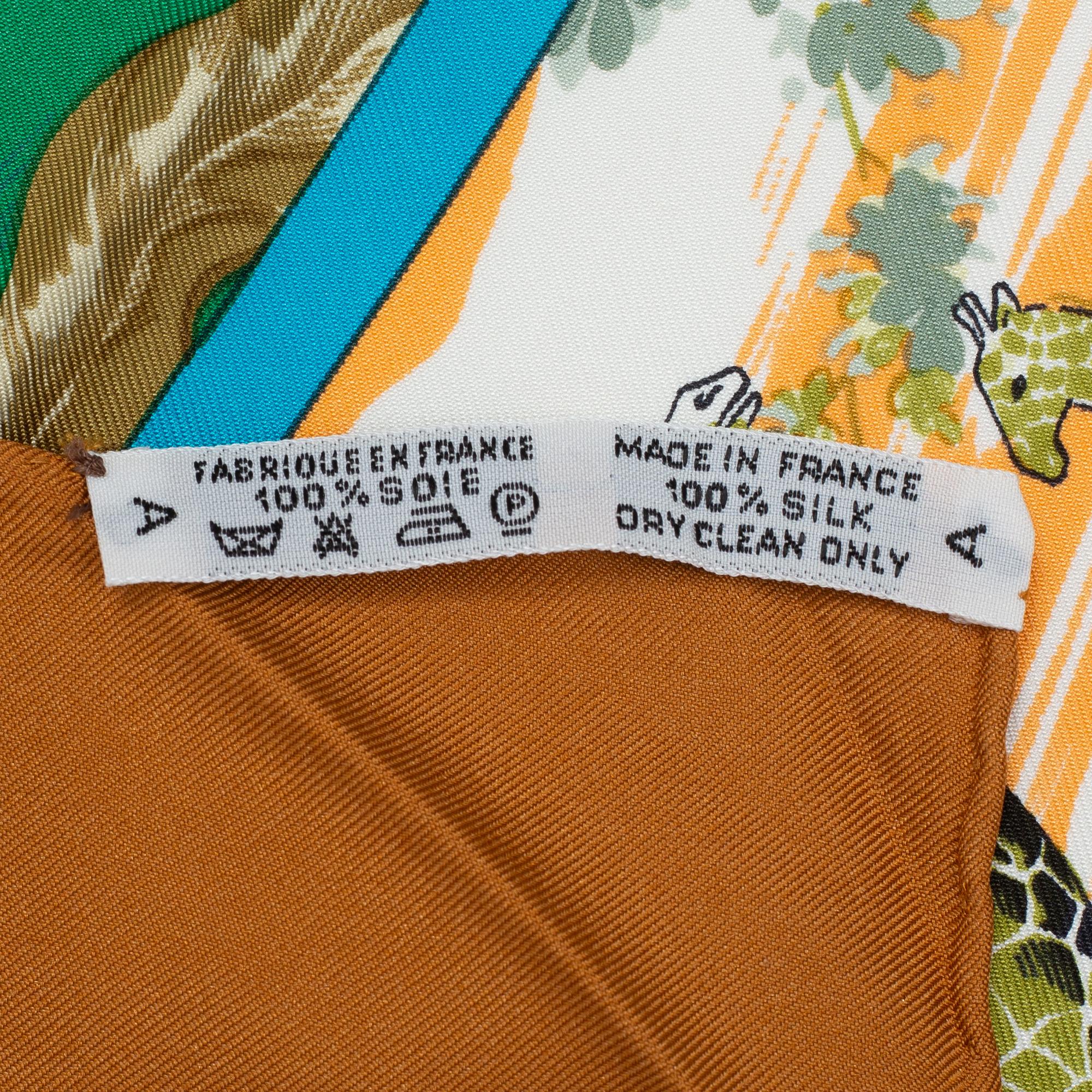 Hermès, scarf, "Tropiques".